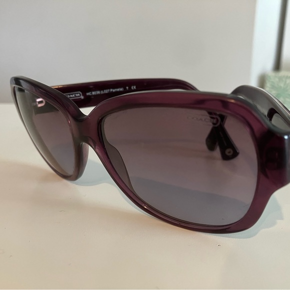 Coach Purple Pamela Sunglasses - Picture 6 of 8